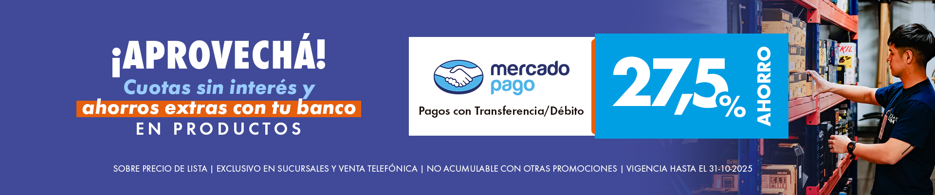 Promocion con Mercado Pago