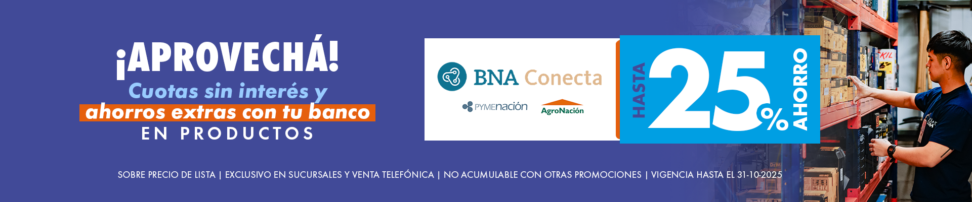 Promocion con BNA Contecta