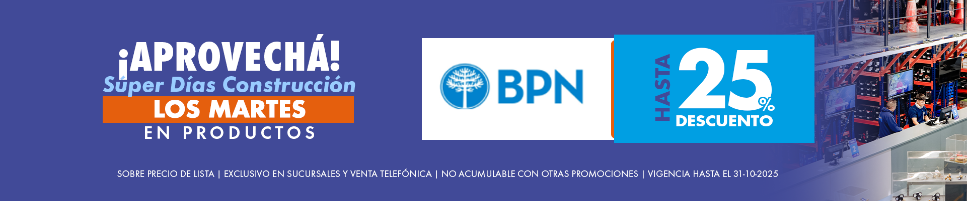 Promocion con Banco Provincia Neuquen